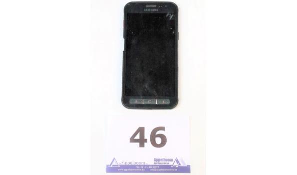 smartphone SAMSUNG G398FN, zonder lader, paswoord niet gekend, mogelijks Google account locked, beschadigd